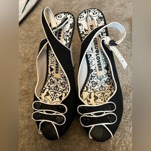 Gwen Stefani Harajuku Lovers Black and White Women's Shoes